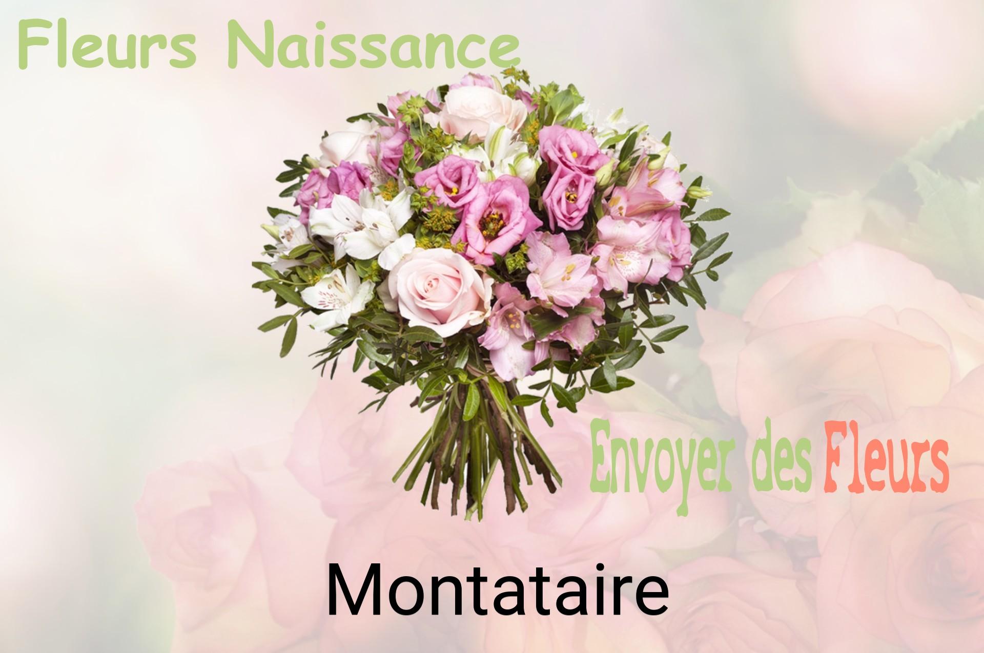Bouquet de fleurs de naissance livré à Montataire